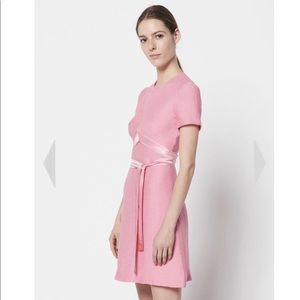 Dress with Satin Details